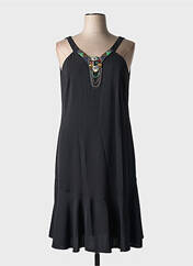 Robe mi-longue noir ESTEL COLLECTION pour femme seconde vue