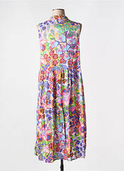 Robe mi-longue violet TINTA pour femme seconde vue