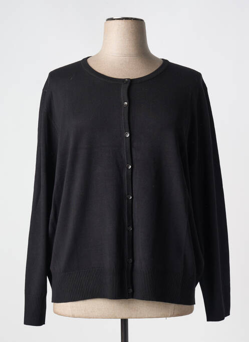 Gilet manches longues noir MICHA pour femme