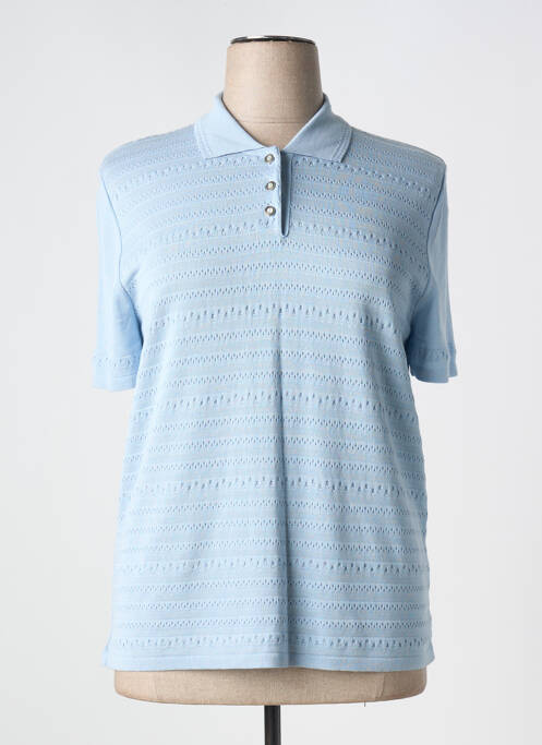 Polo bleu SAINT CHARLES pour femme