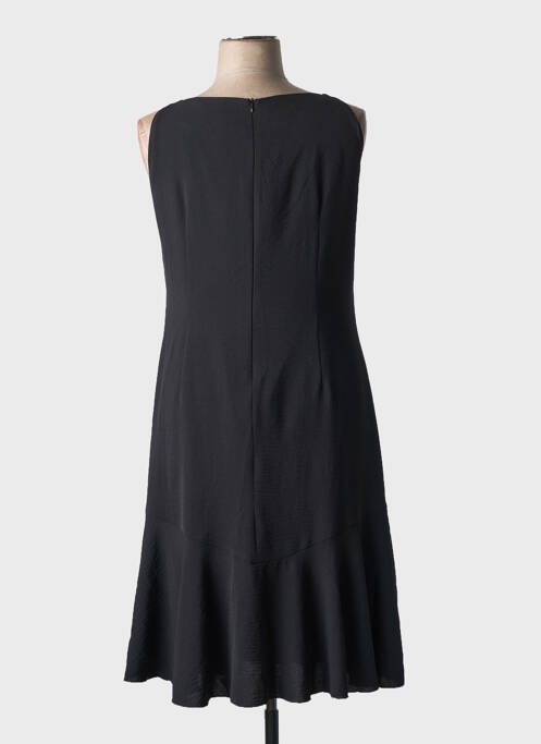 Robe mi-longue noir ESTEL COLLECTION pour femme