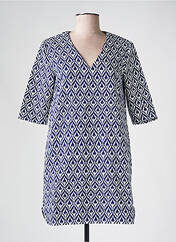 Robe courte bleu SEE U SOON pour femme seconde vue