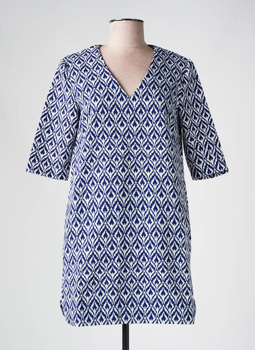 Robe courte bleu SEE U SOON pour femme