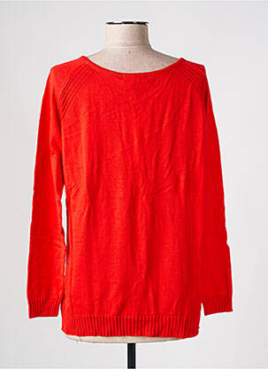 Pull coupe cintrée manches longues rouge SEE U SOON femme