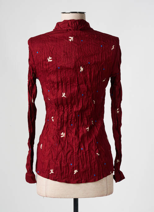 Chemisier imprimé fantaisie manches longues rouge NICE THINGS femme