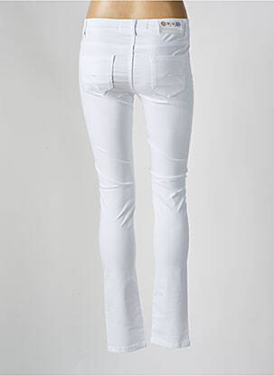 Pantalon slim stretch taille normale blanc KY CREATION femme