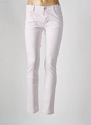 Pantalon slim stretch taille normale violet KY CREATION femme