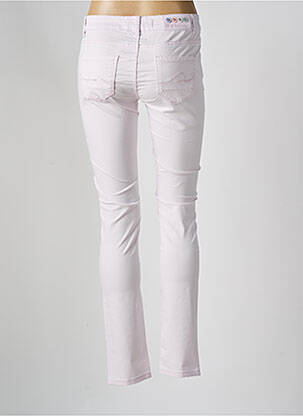 Pantalon slim stretch taille normale violet KY CREATION femme