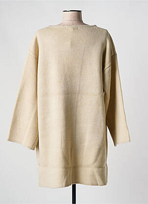 Gilet manches longues stretch beige CHARLISE femme