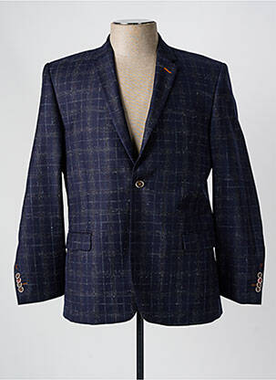 Blazer coupe cintrée bleu NINO LORETTI homme