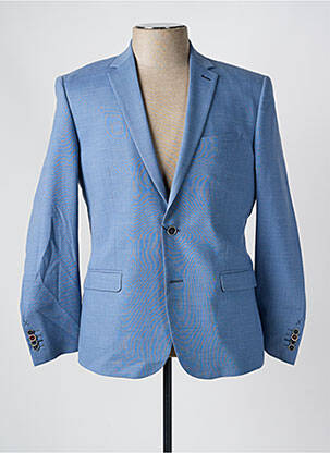 Blazer tissage chiné bleu MONSIEUR HECTOR homme