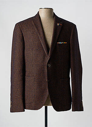 Blazer marron BRUNO SAINT HILAIRE pour homme