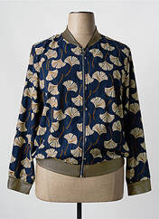 Veste casual bleu BY ONE pour femme seconde vue