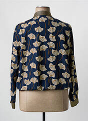 Veste casual bleu BY ONE pour femme seconde vue