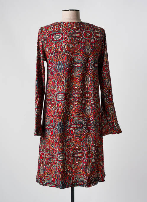 Robe mi-longue manches longues manches longues rouge LA FIANCEE DU MEKONG femme