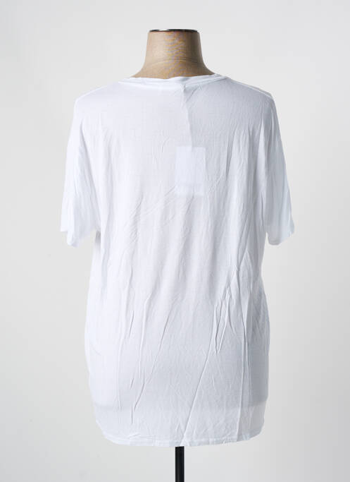 T-shirt coupe droite manches courtes blanc C'MELODIE femme