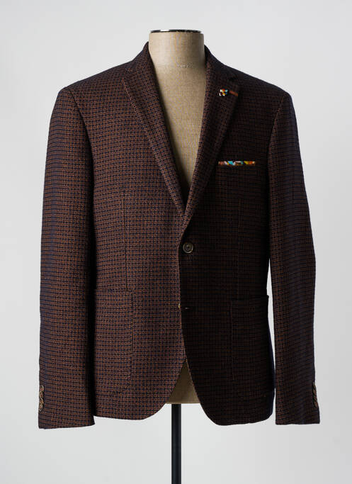 Blazer marron BRUNO SAINT HILAIRE pour homme