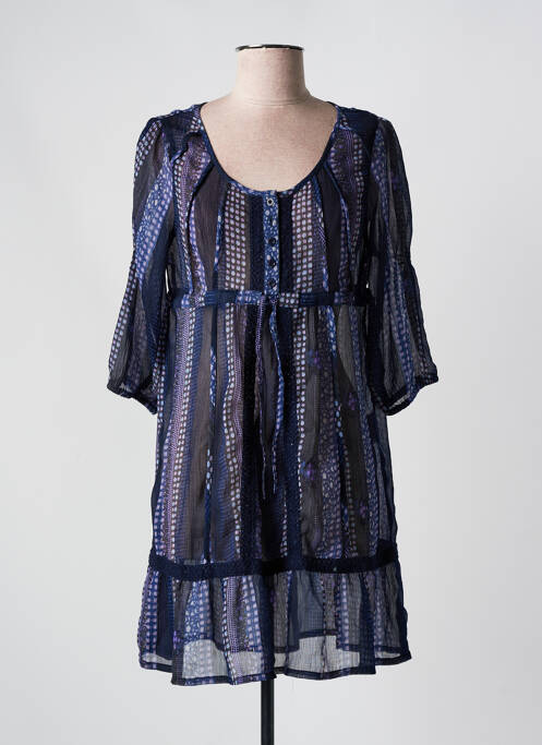 Robe mi-longue bleu STREET ONE pour femme