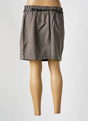 Jupe courte poches marron BEST MOUNTAIN femme