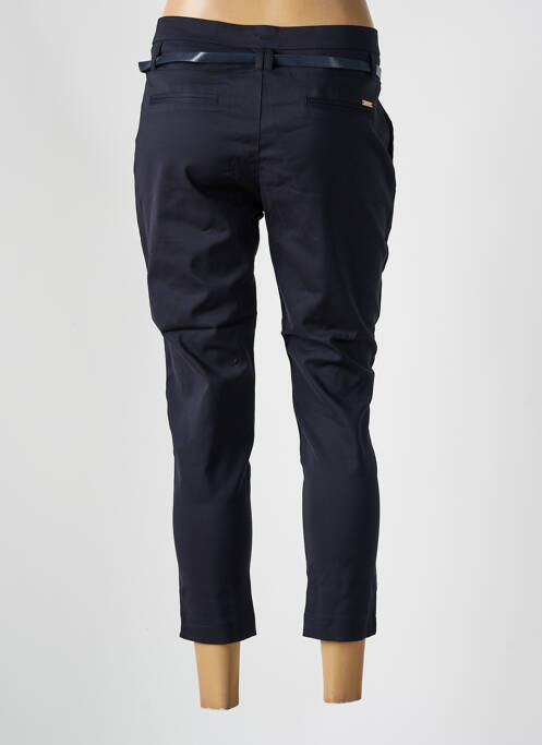 Pantalon chino taille basse taille basse bleu CHIC & JEUNE femme