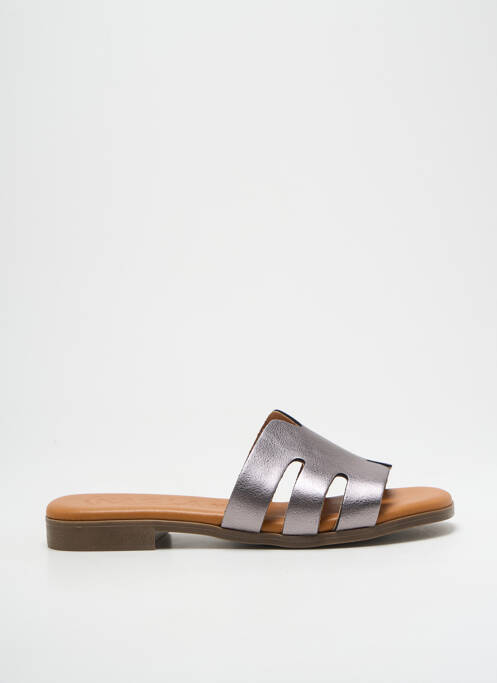 Mules/Sabots argent KAOLA pour femme