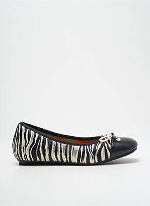 Ballerines impression talon plat jusqu'à 3cm noir MAM'ZELLE femme