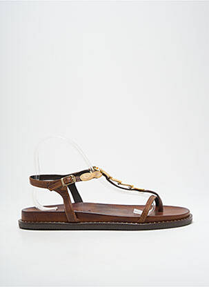 Tongs marron KOTRIS pour femme