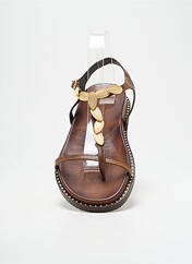 Tongs marron KOTRIS pour femme seconde vue