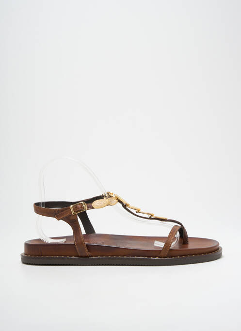 Tongs marron KOTRIS pour femme