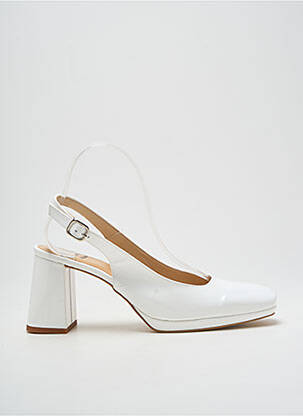 Escarpins fermeture boucle(s) talon de 7 à 9cm blanc DORKING femme
