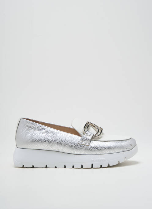 Mocassins argent WONDERS pour femme