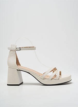 Sandales/nu pieds fermeture bride(s) talon de 7 à 9cm beige WONDERS femme