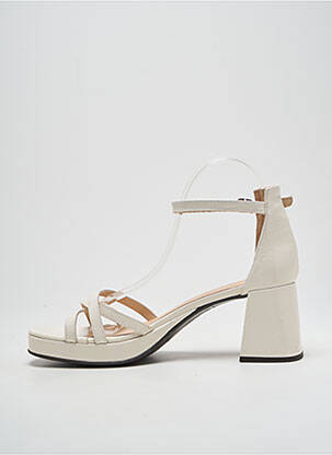 Sandales/nu pieds fermeture bride(s) talon de 7 à 9cm beige WONDERS femme