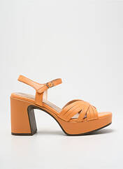 Sandales/Nu pieds orange WONDERS pour femme seconde vue