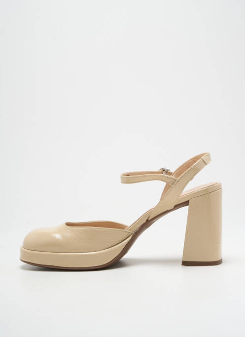 Sandales/Nu pieds beige WONDERS pour femme