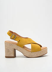 Sandales/Nu pieds jaune KAOLA pour femme seconde vue