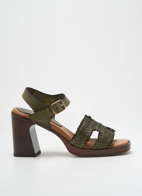 Sandales/Nu pieds vert COCO ET ABRICOT pour femme