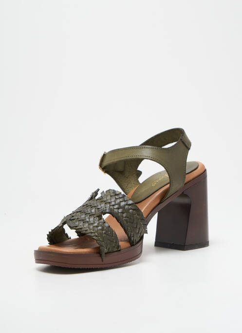 Sandales/Nu pieds vert COCO ET ABRICOT pour femme