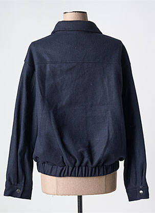Blouson fermeture pressionnée bleu CHRISTY femme