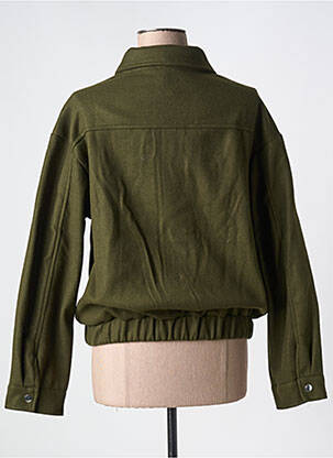 Blouson fermeture pressionnée vert CHRISTY femme