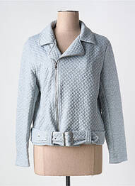 Veste casual col tailleur gris KILKY femme