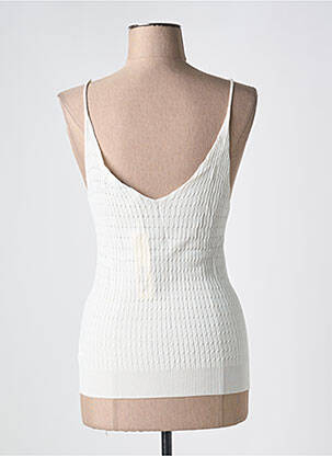 Pull col v fines bretelles beige BY CLARA femme