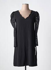 Robe courte noir CHARMING GIRL BY SILIA pour femme seconde vue