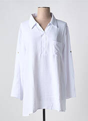 Tunique manches longues blanc CHRISTY pour femme seconde vue