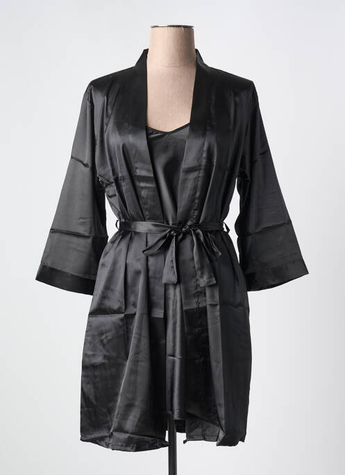 Déshabillé noir COOTAIYA pour femme