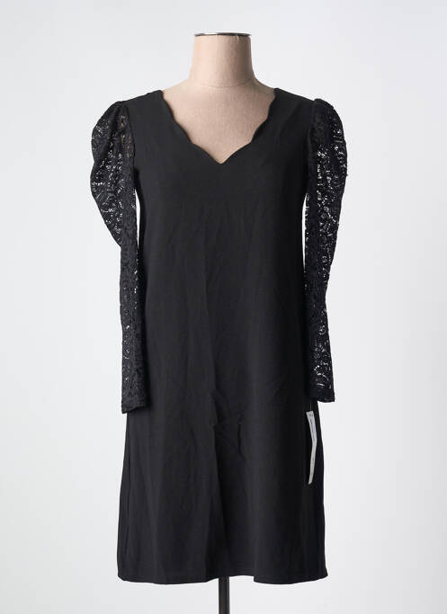 Robe courte noir CHARMING GIRL BY SILIA pour femme