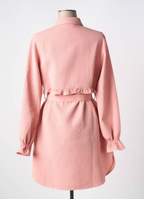 Robe courte rose GRACIELA pour femme