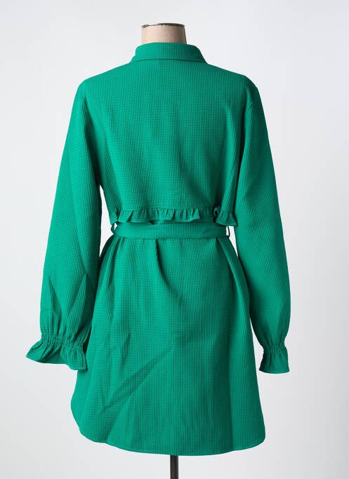 Robe courte vert GRACIELA pour femme