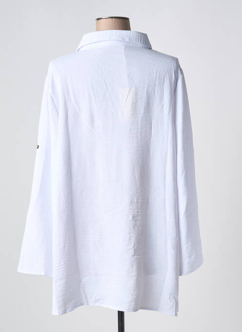 Tunique manches longues blanc CHRISTY pour femme