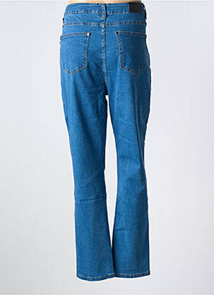 Jeans coupe slim stretch taille normale bleu clair POMME ROUGE femme